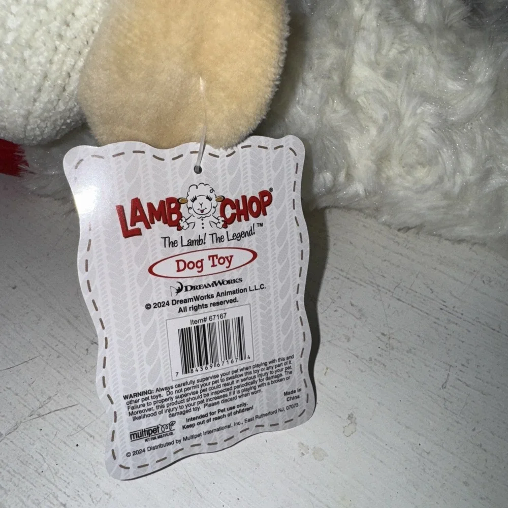 Dreamworks LambChop Dog Toy, Legend Lamb‎ Chop 8